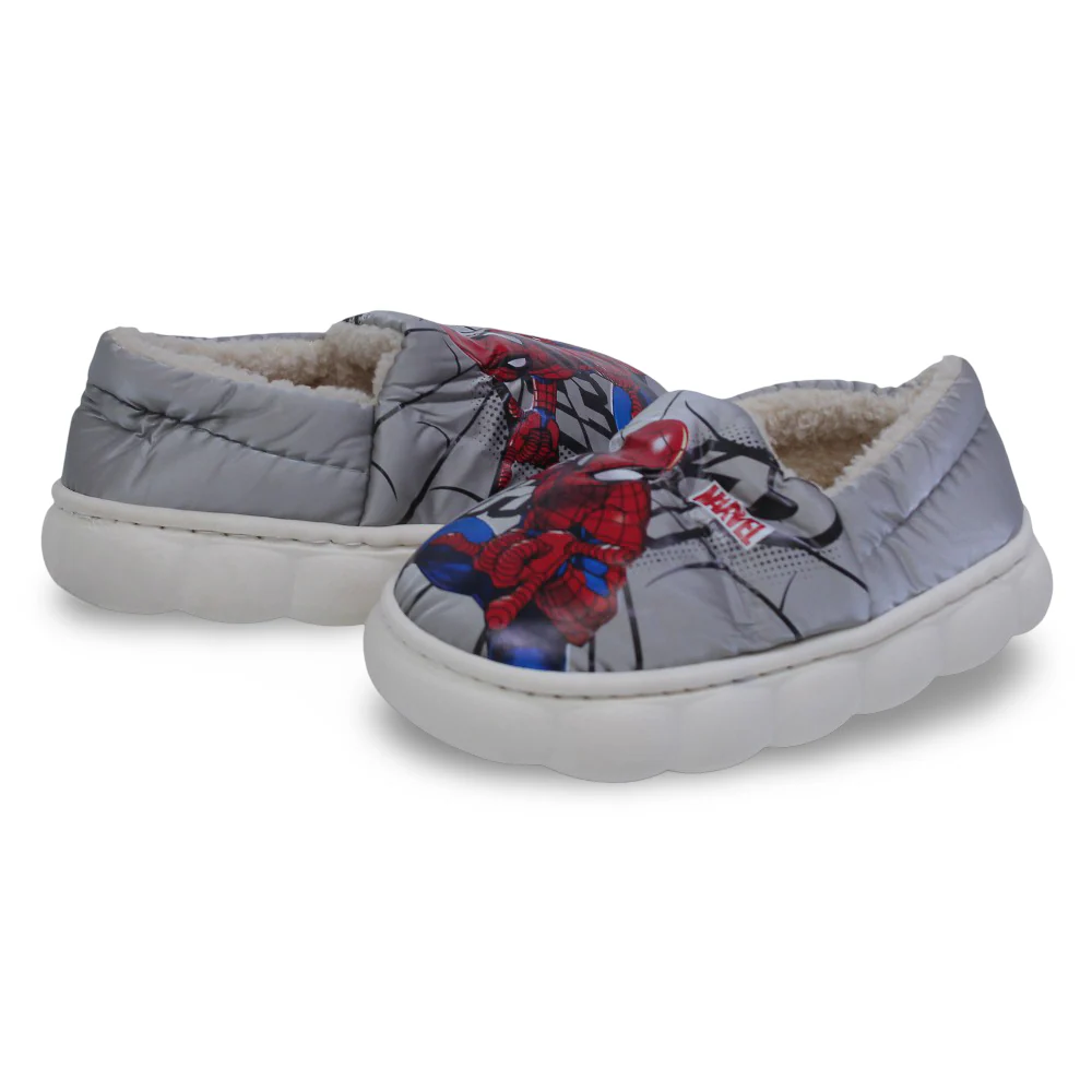 Boys Fur Slippers – Spider-Man Design - Image 2