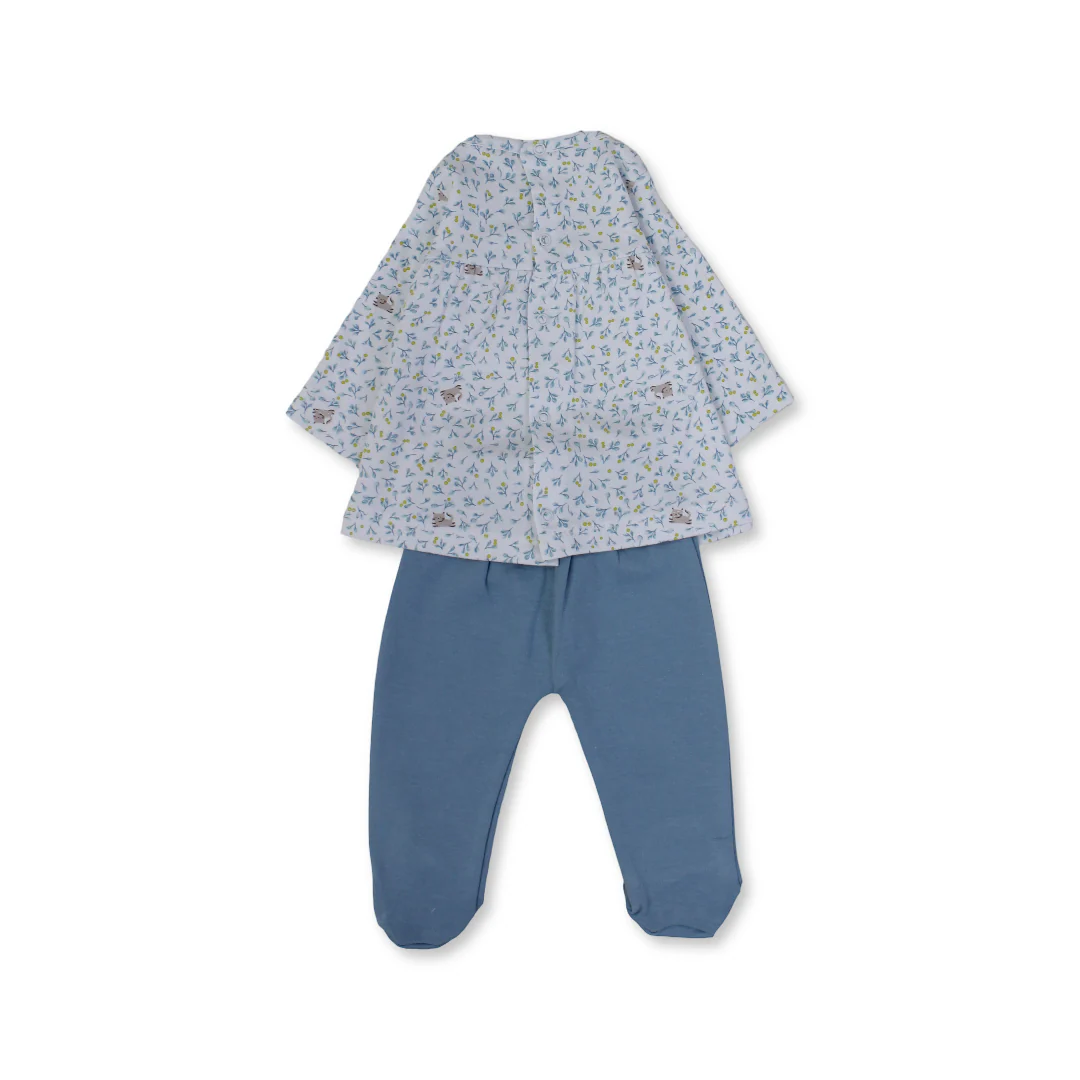 Baby Girls Cotton Pajama – with Bows Design - Image 5