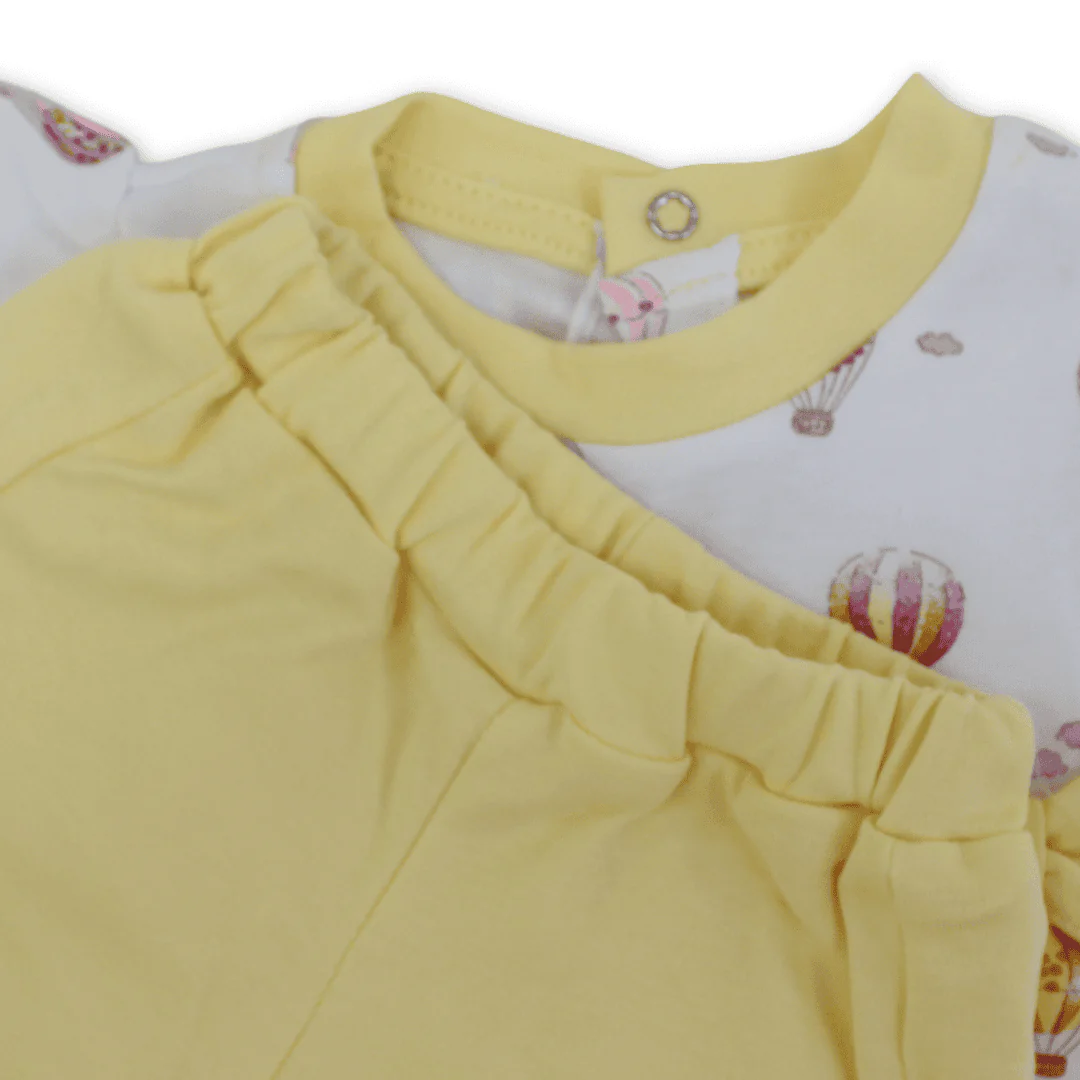 Baby Girls Cotton Outfit Set – Bow Design - Image 6