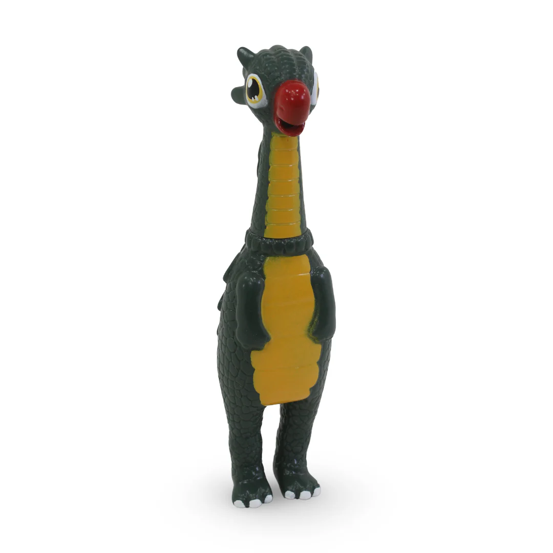 Soft Plastic Screaming Dinosaur – Olive