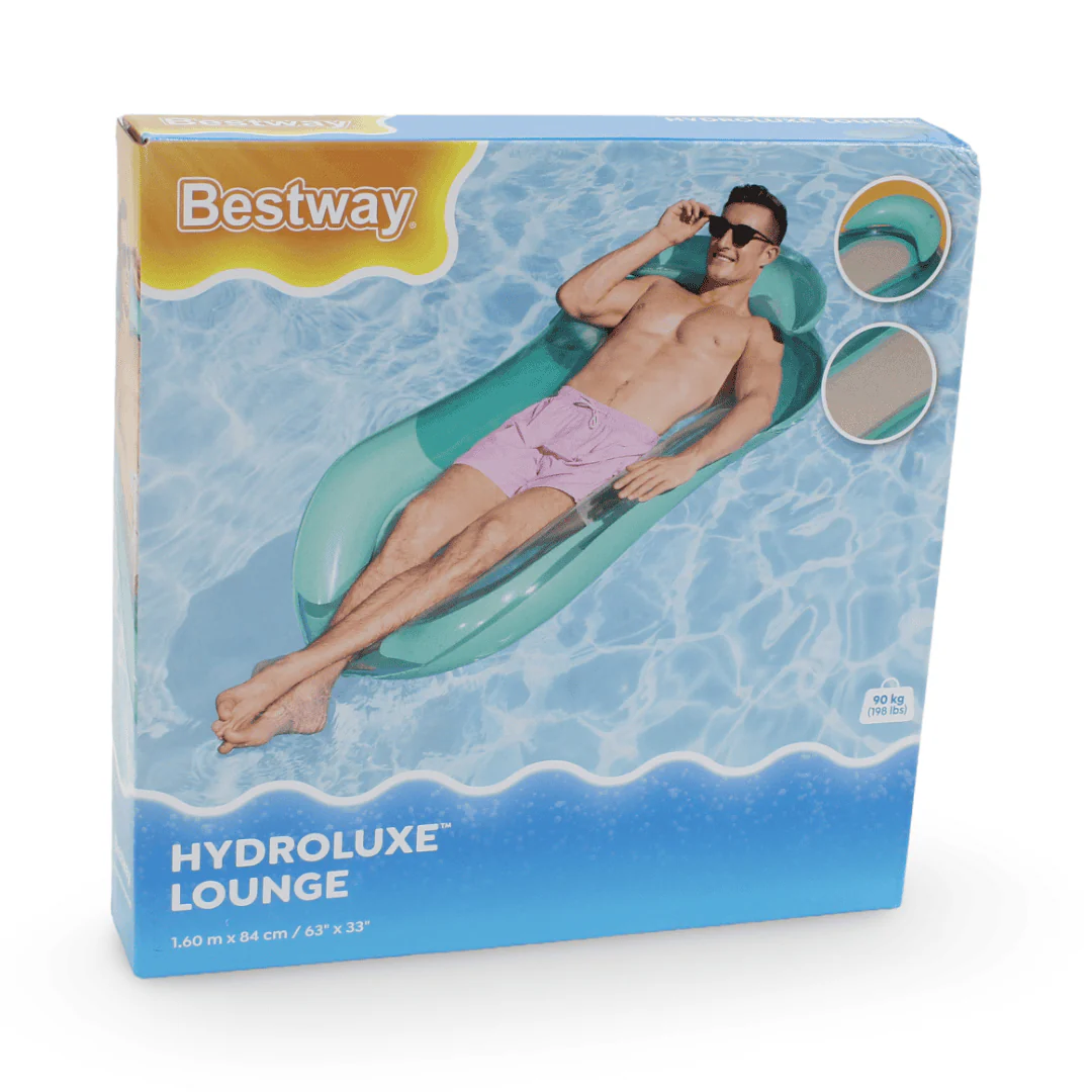 Bestway Hydroluxe Lounge 160×48cm – Aqua - Image 2