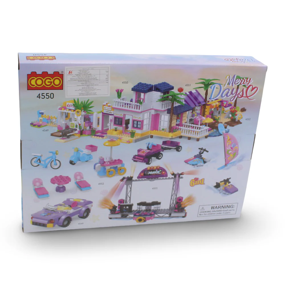 Cogo Merry Days Dream House Building Blocks Set – 360 Pieces - Image 2