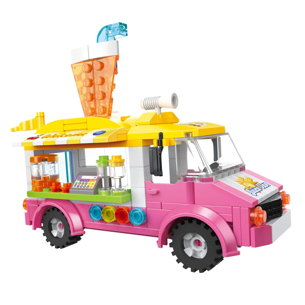 Cogo Merry Days Juice Van Building Blocks Set – 189 Pcs
