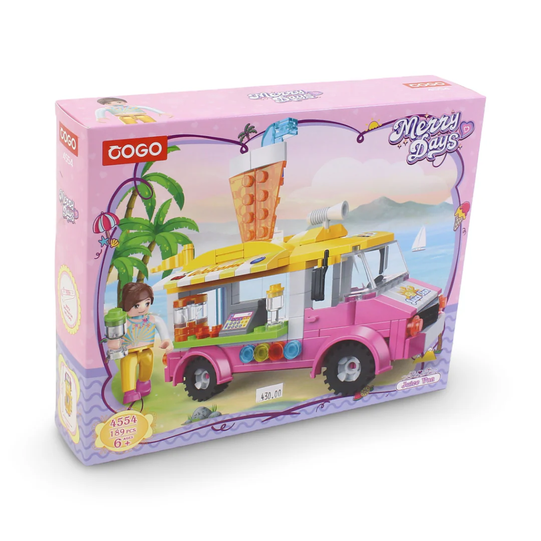 Cogo Merry Days Juice Van Building Blocks Set – 189 Pcs - Image 2