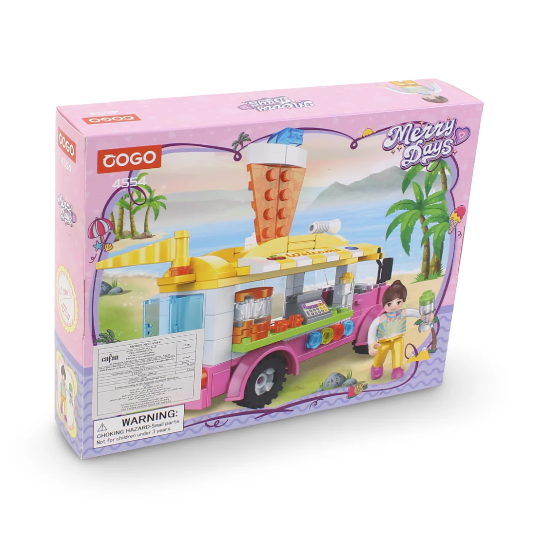 Cogo Merry Days Juice Van Building Blocks Set – 189 Pcs - Image 3