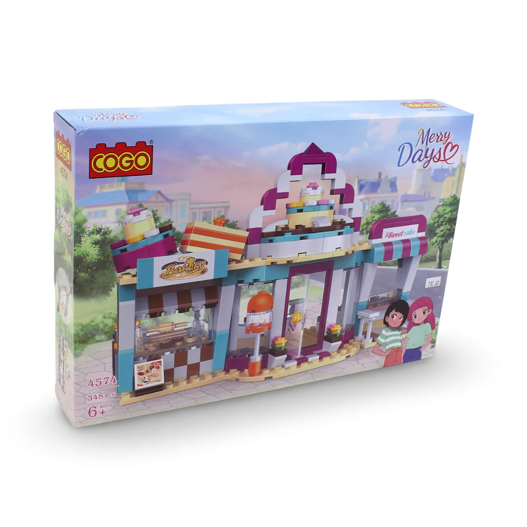 Cogo Merry Days Bakery Store Building Block Set – 348 Pcs - Image 2