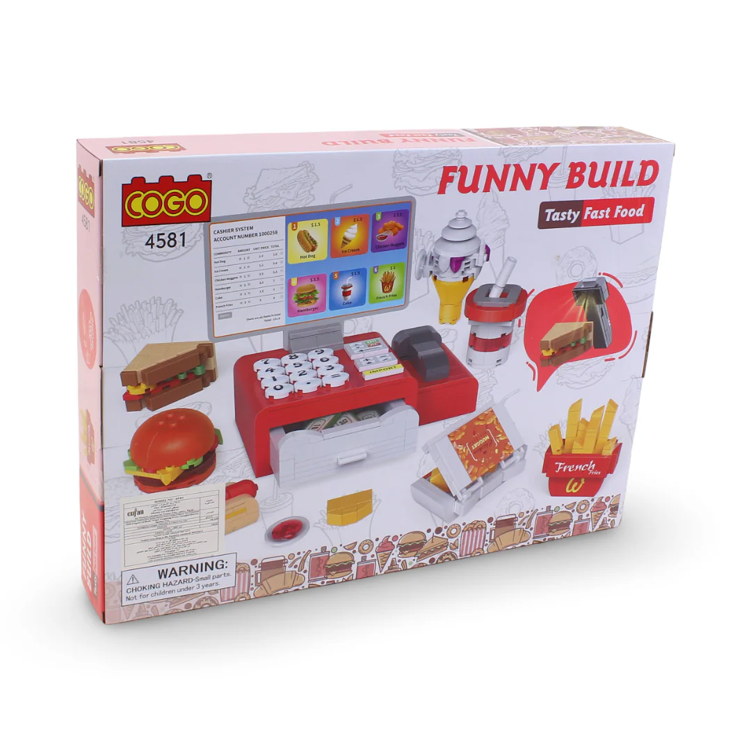 Cogo Funny Build Tasty Fast Food Building Blocks Set – 498 Pcs - Image 3