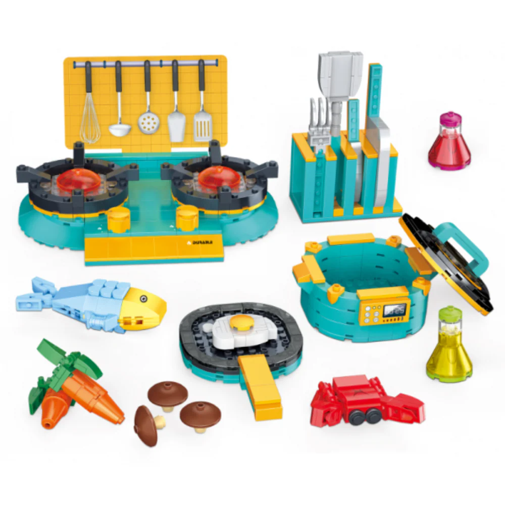 Cogo Funny Build Cooking Expert Building Blocks Set – 503 Pcs