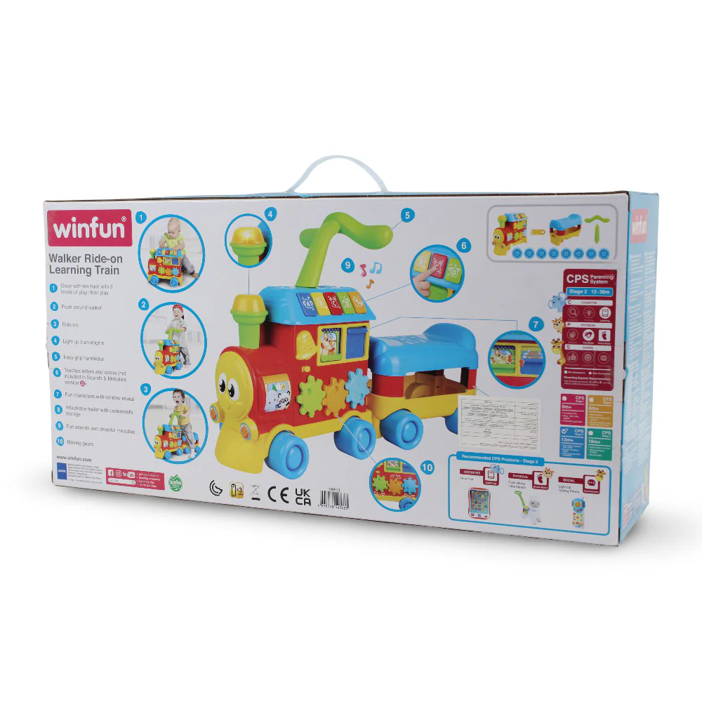 WinFun Walker Ride-on Learning Train - Image 3
