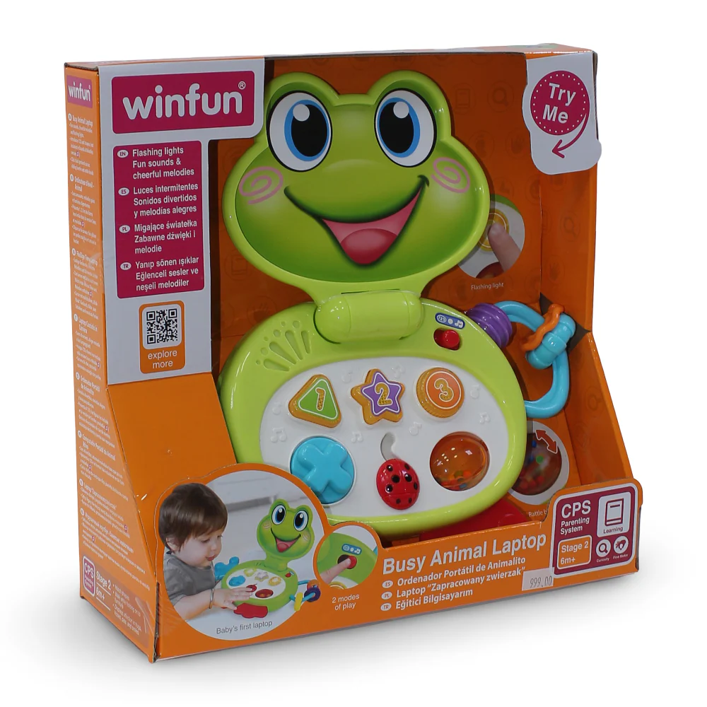 WinFun Laptop Frog Interactive with Light & Sounds - Image 3