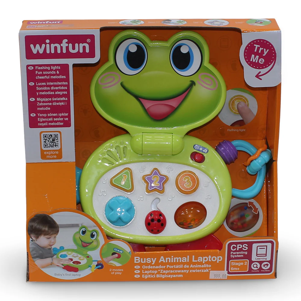 WinFun Laptop Frog Interactive with Light & Sounds - Image 4
