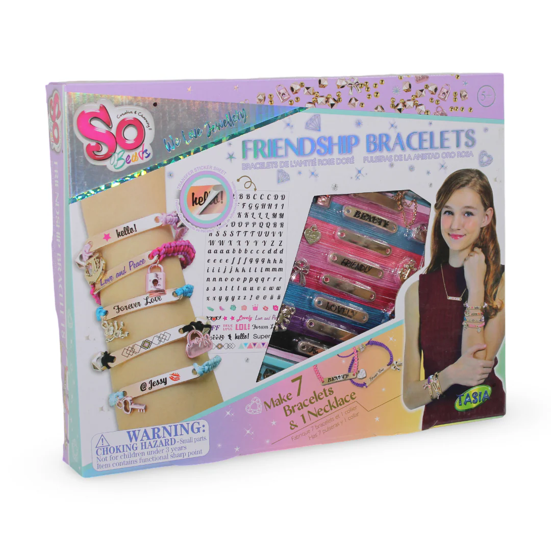 So Beads Rose Gold Friendship Bracelet Maker Kit - Image 2