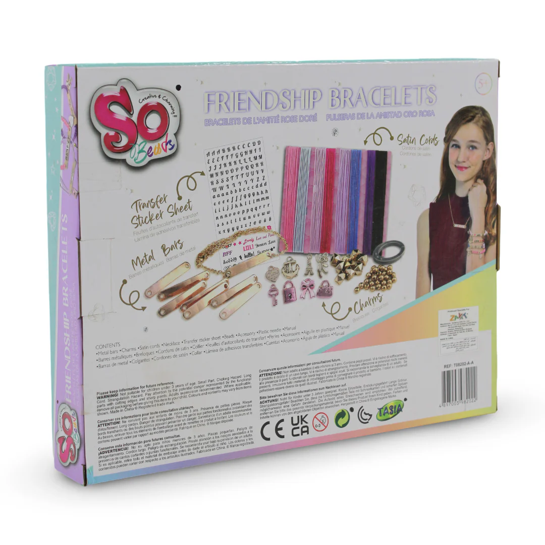 So Beads Rose Gold Friendship Bracelet Maker Kit - Image 3