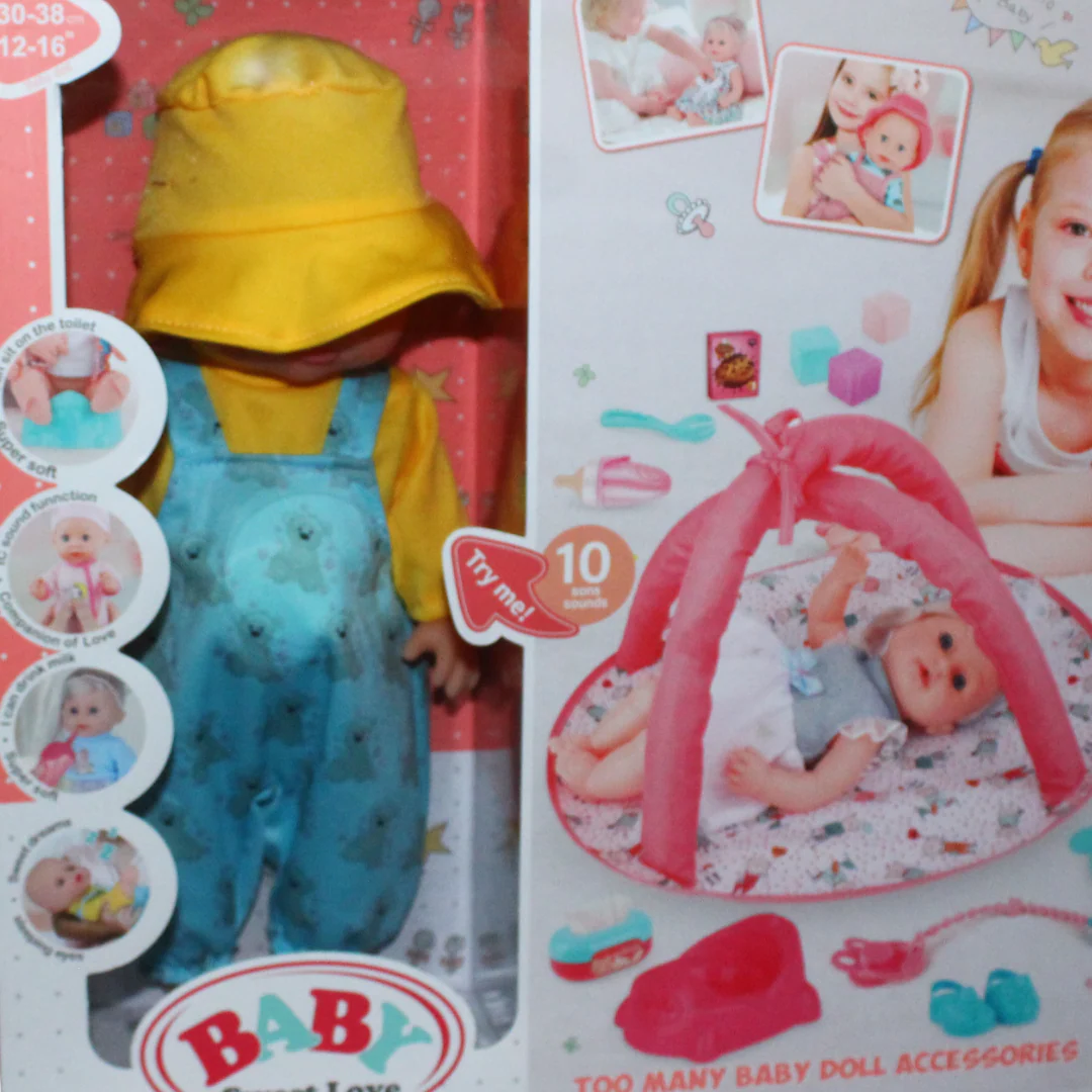 Baby Doll 35cm with 10 Melodies, Play Gym & Accessories - Image 3