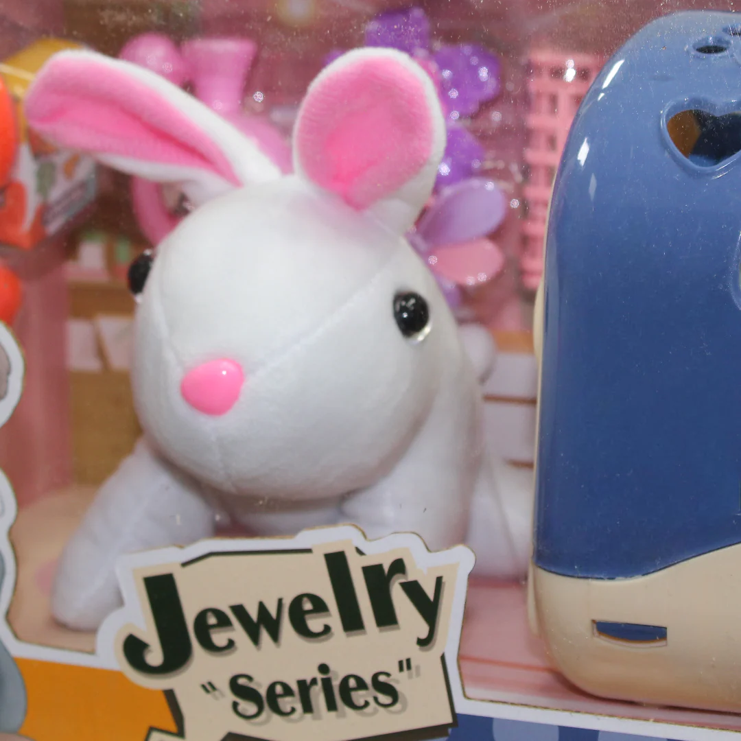Pet Family Jewelry Series Plush Rabbit Toy Set - Image 3