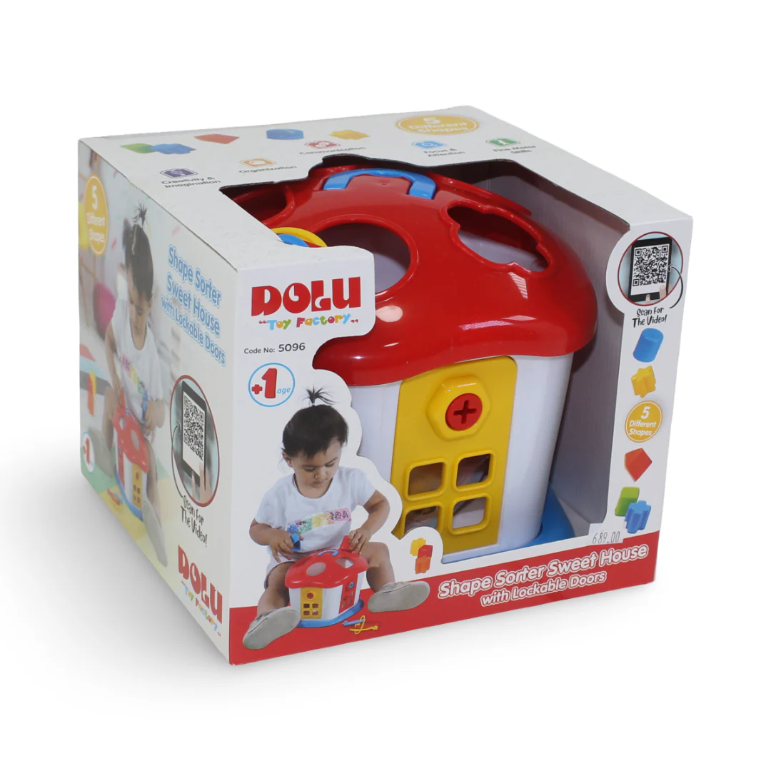 Dolu Toys Shape Sorter Sweet House - Image 2