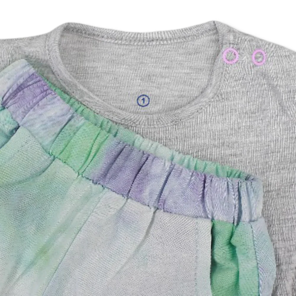 Baby Girls Cotton Pajama – with 4 Bear Print - Image 6