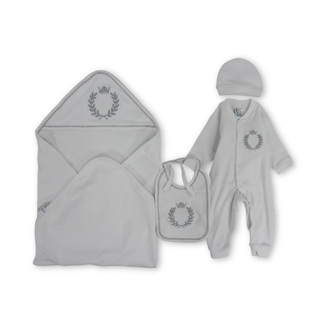 Unisex Baby Gift Clothes Box – White