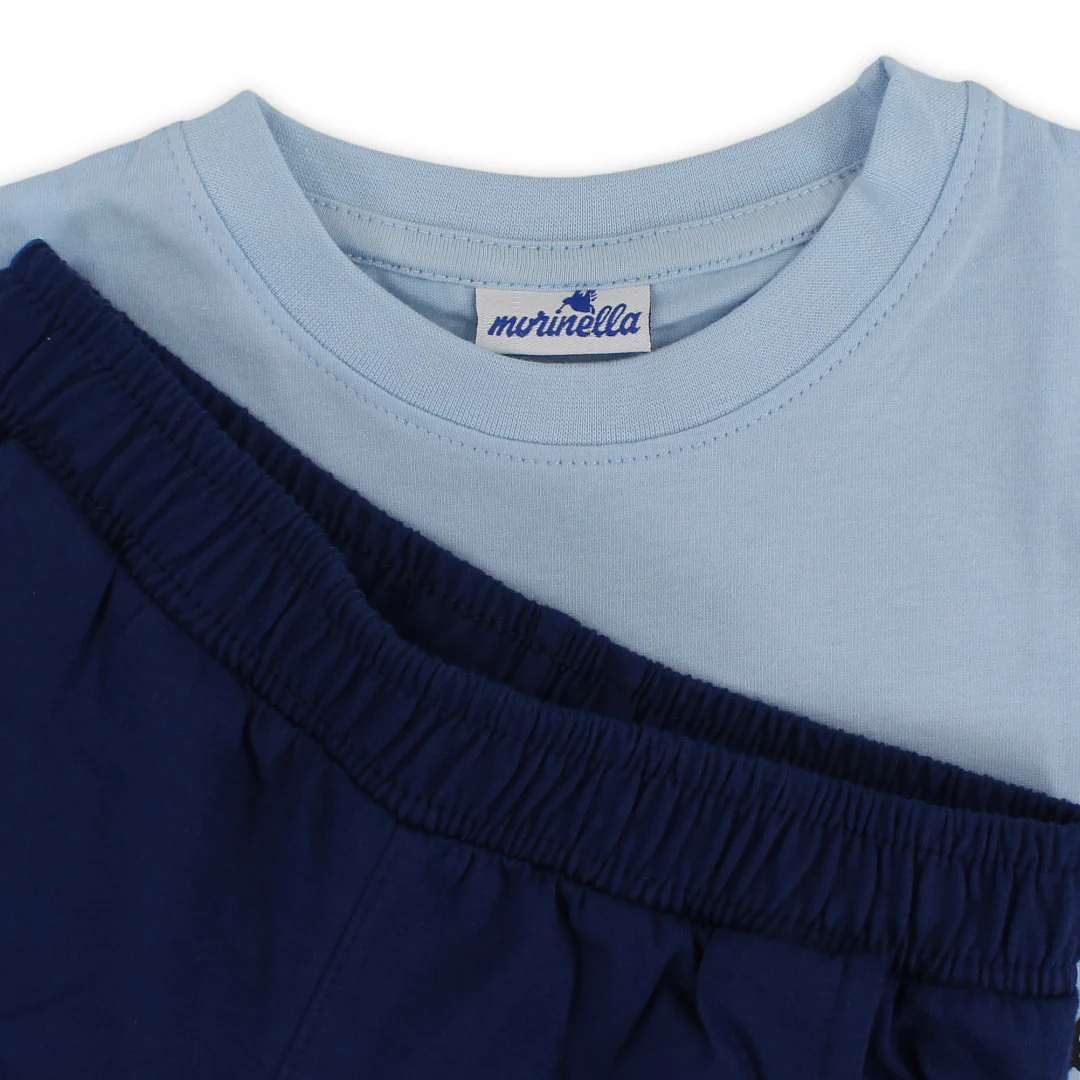 Boys Cotton Outfit Set – "Summer Vibes" Print - Image 3