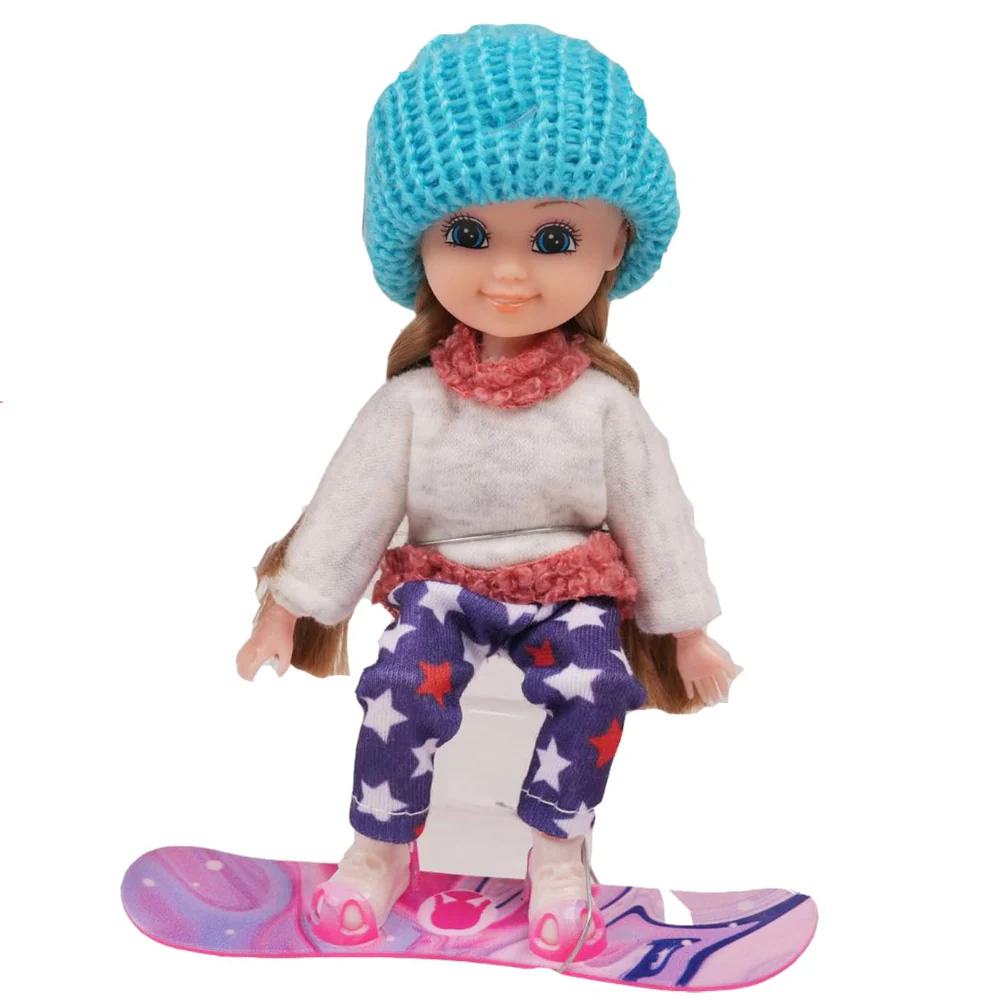 Nini Love Snowboarder Doll Set – Purple