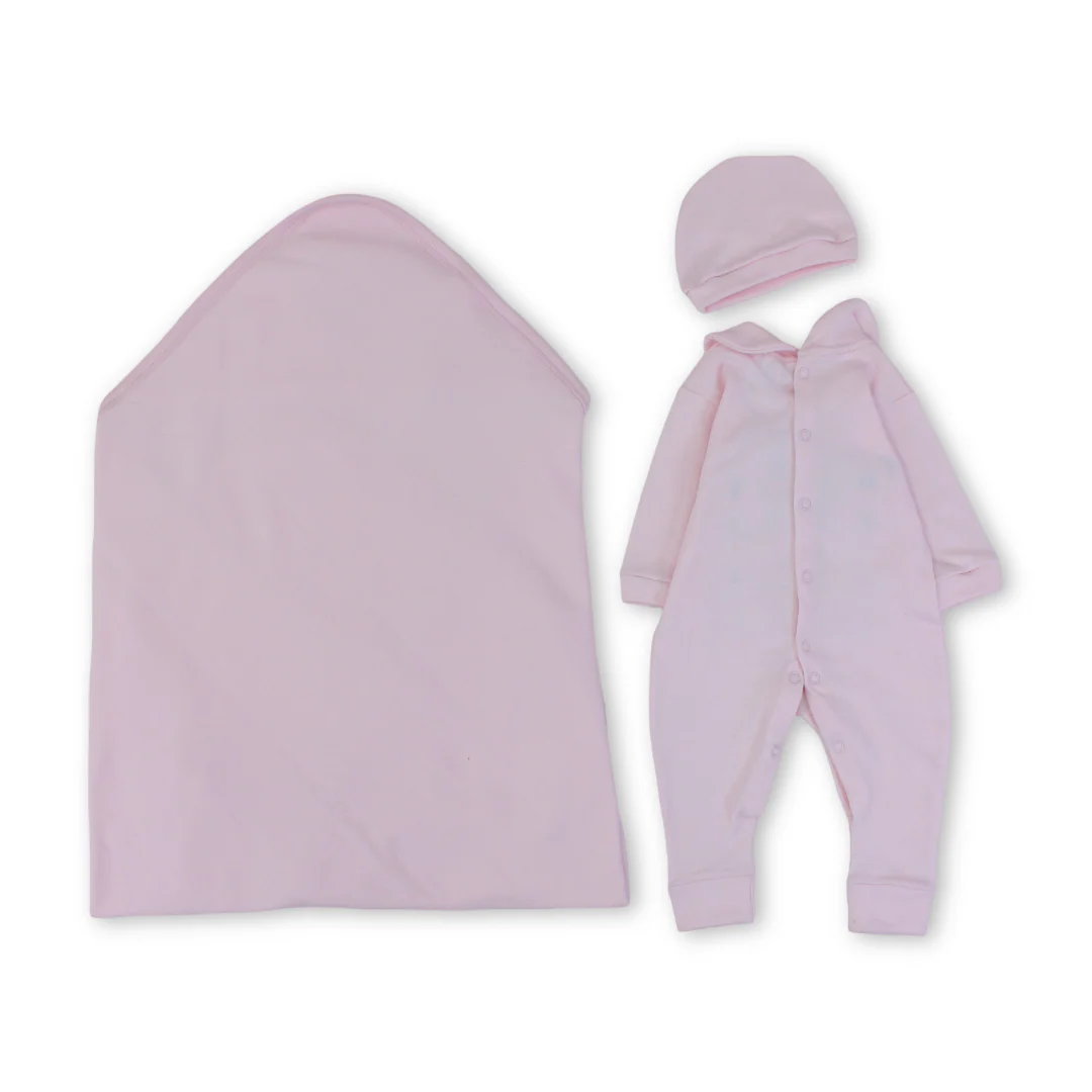Baby Girls Cotton Gift Clothes Box "Baby Love" Embroidery - Image 2
