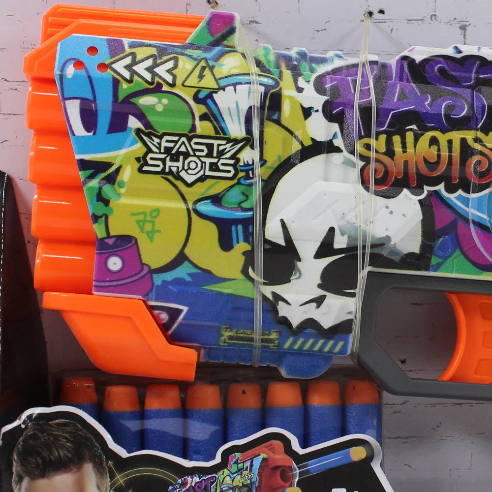 Happy Line Fast Shots Sigman Recoil Blaster Wraps Foam Launcher - 8 Foam Darts - Image 3