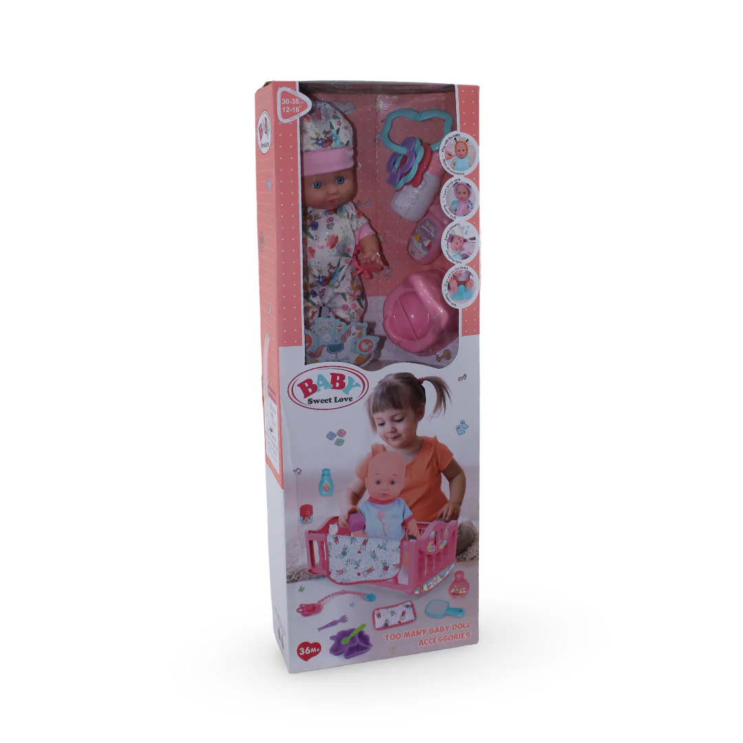 Doll with Bed & Accessories