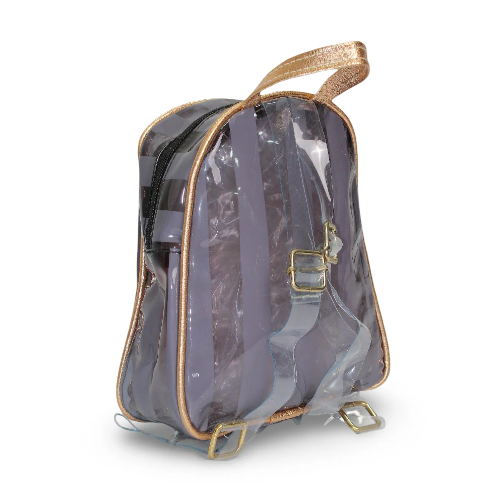 Girls Backpack – Transparent Grey - Image 2