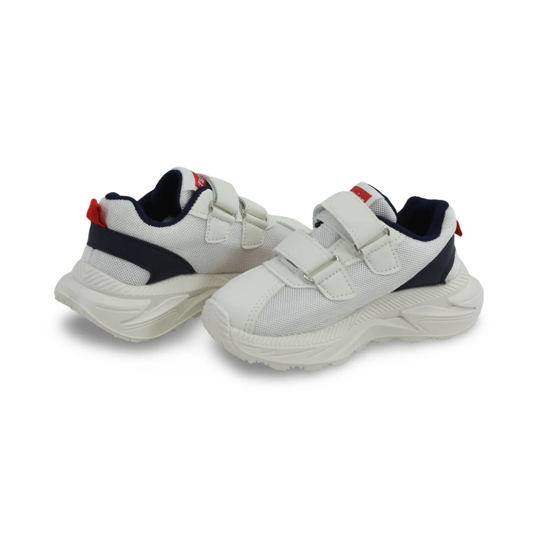 Boys Leather Sneakers – White Tsming - Image 2
