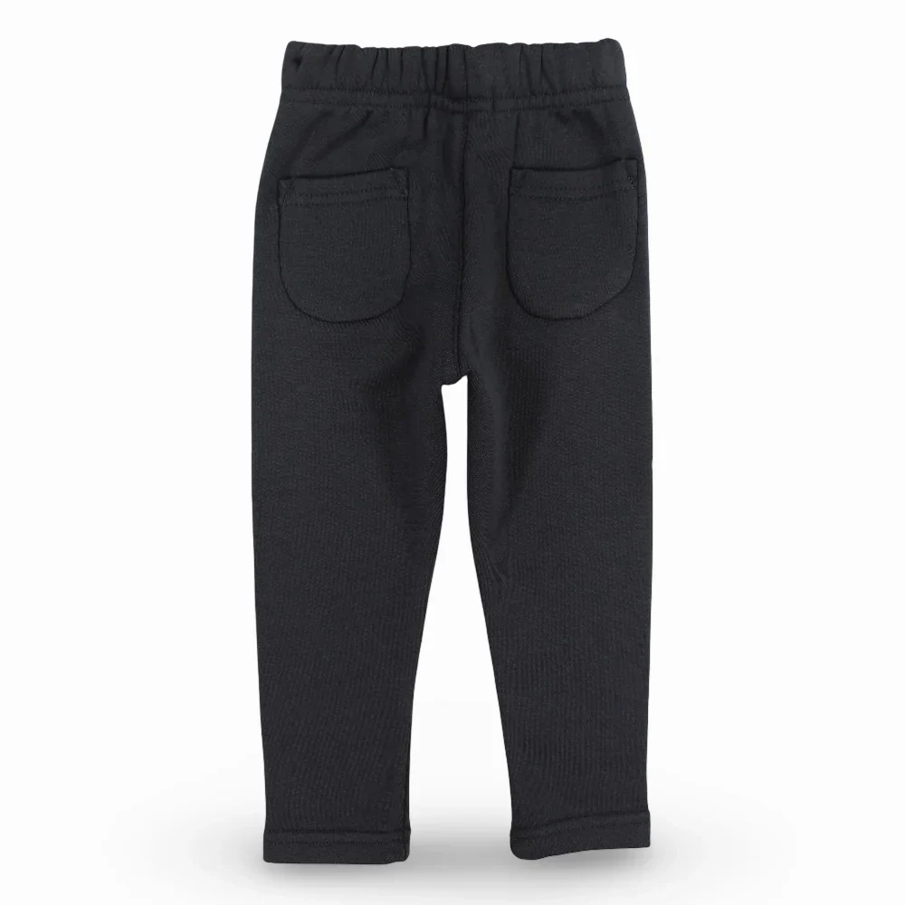 Girls Soft & Stretchy Everyday Leggings – Dark Grey - Image 7