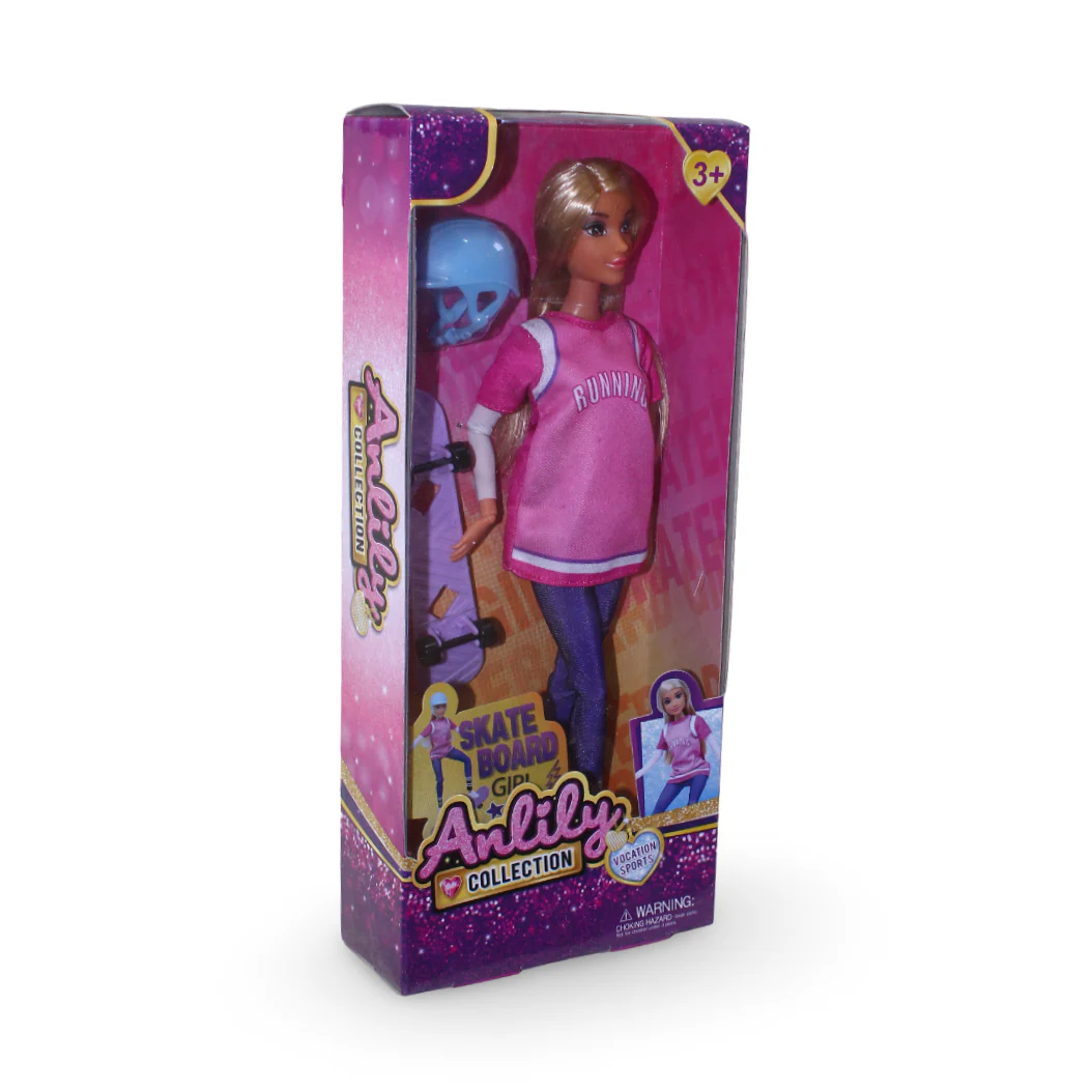 Anlily Collection Skate Board Girl Doll - Image 2