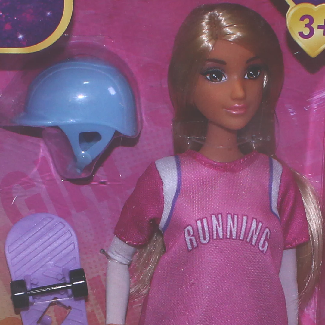 Anlily Collection Skate Board Girl Doll - Image 3