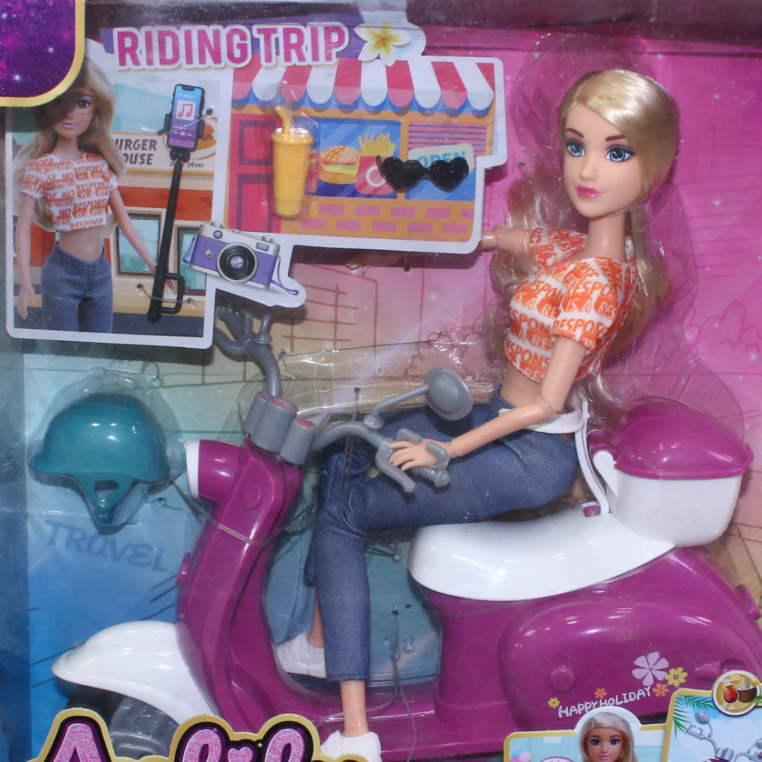 Anlily Fashion Style Doll with Scooter Set - Image 3
