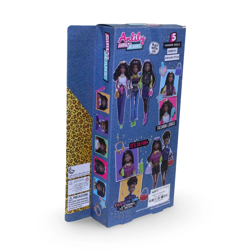Anlily Girl in Jeans Fashion Doll - Image 2
