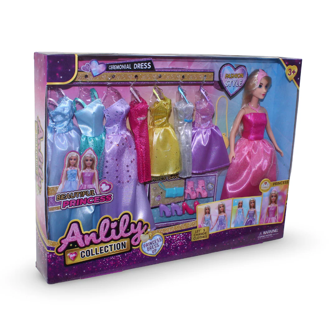 Anlily Princess Dress Up Doll Set