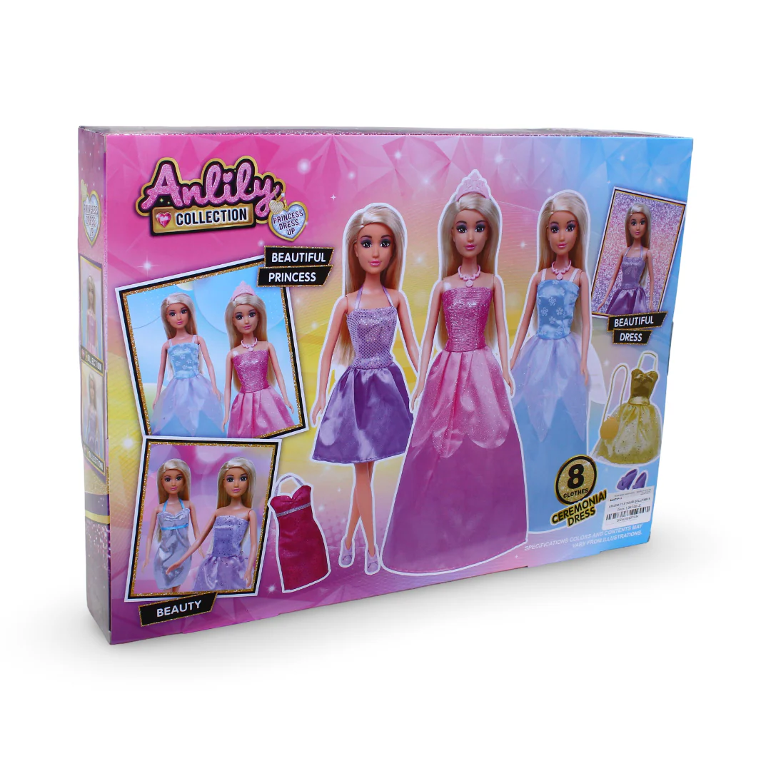 Anlily Princess Dress Up Doll Set - Image 2