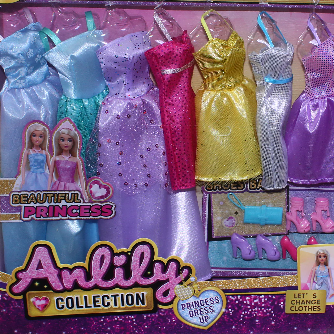 Anlily Princess Dress Up Doll Set - Image 3