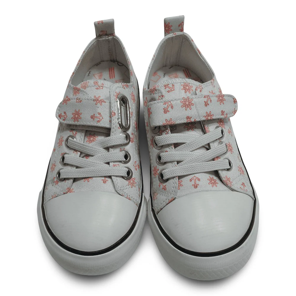 Boys Leather Sneakers – Anchors Details - Image 11