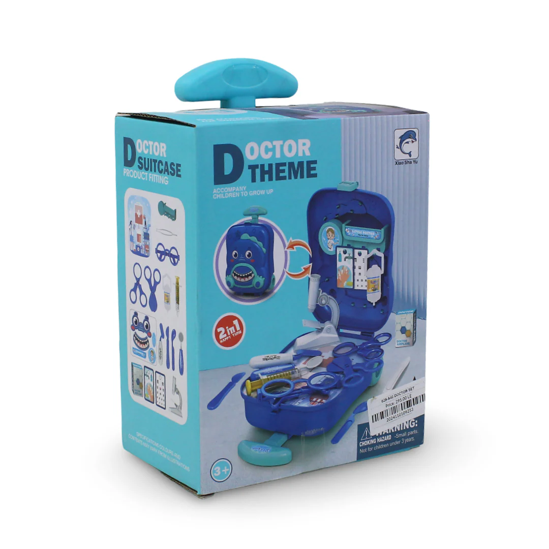 Go Traveling 2-in-1 Medical Suitcase Toy Set - Image 3