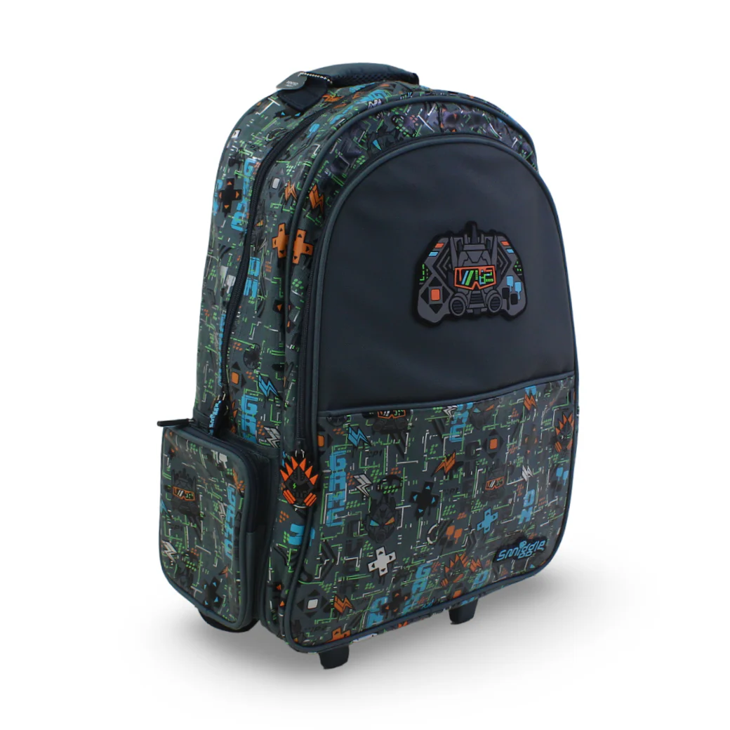 Smiggle Trolley Bag Game on Design 18 Inches – Grey