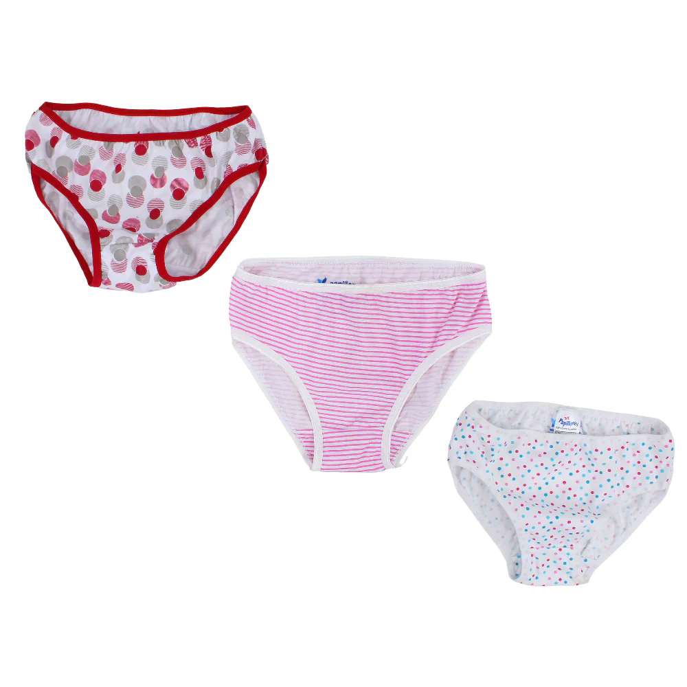 Girls Cotton Colorful Panties – Pack Of 3 - Image 10