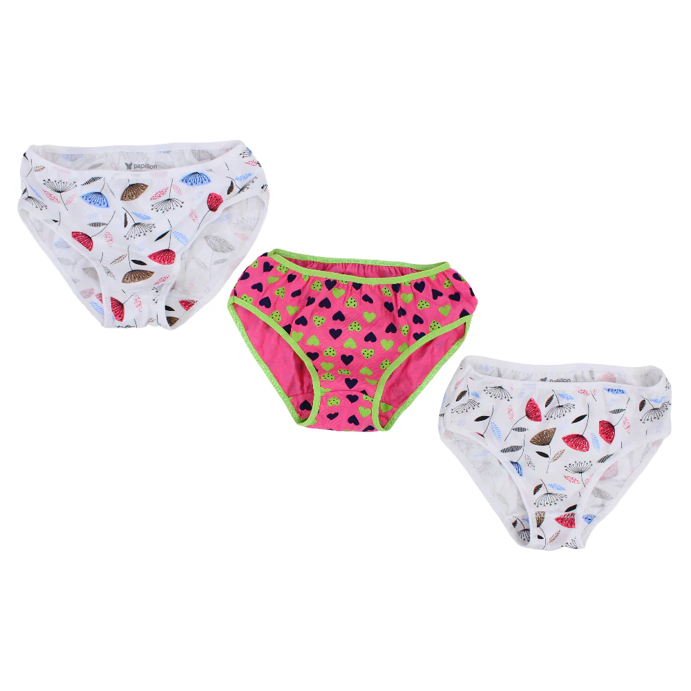 Girls Cotton Colorful Panties – Pack Of 3 - Image 4