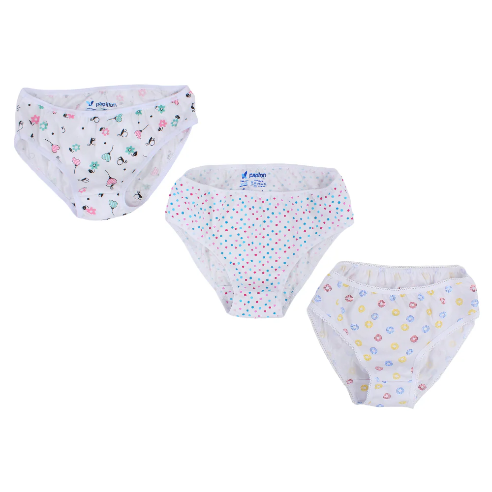 Girls Cotton Colorful Panties – Pack Of 3 - Image 7