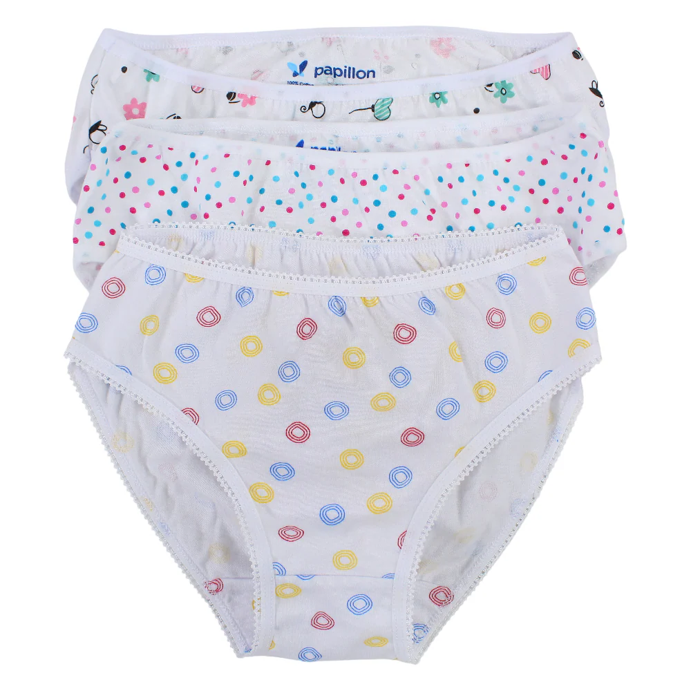 Girls Cotton Colorful Panties – Pack Of 3 - Image 9