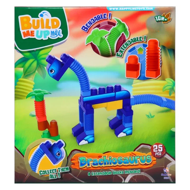 Happy Line Build Me Up Brachiosaurus - 25 Pcs - Image 2