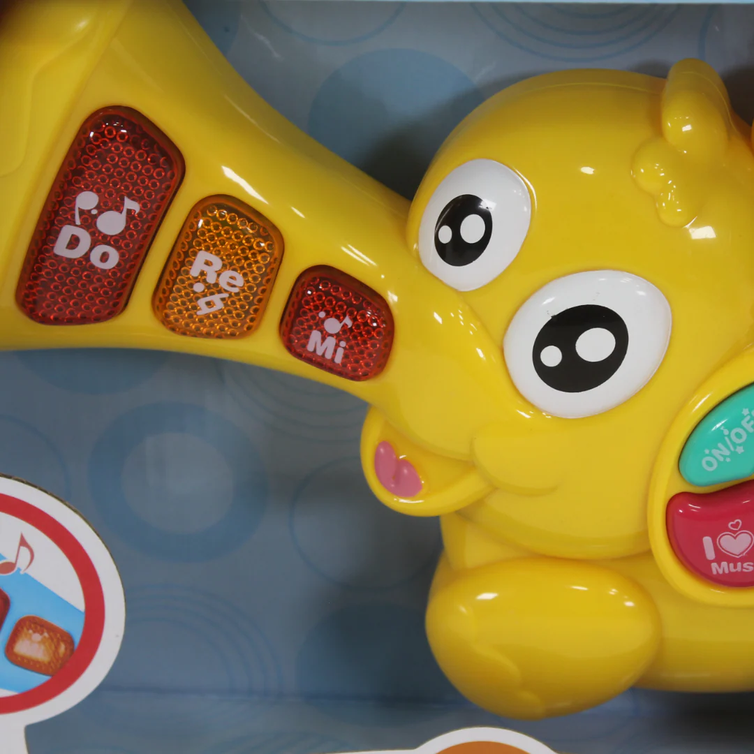 Baby Musical Elephant Toy – Yellow - Image 4