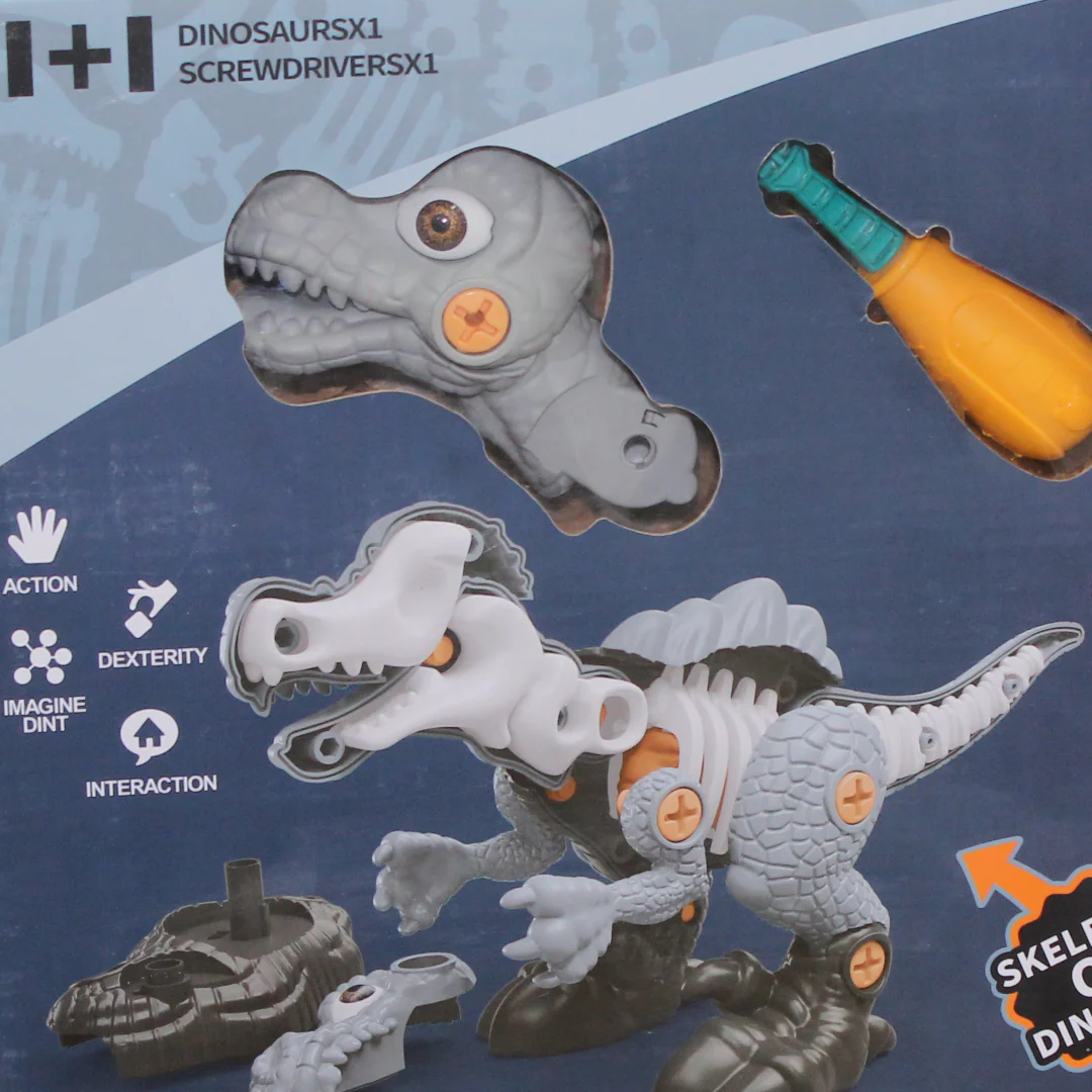 DIY Dinosaurs Assembly Kit – Grey - Image 3