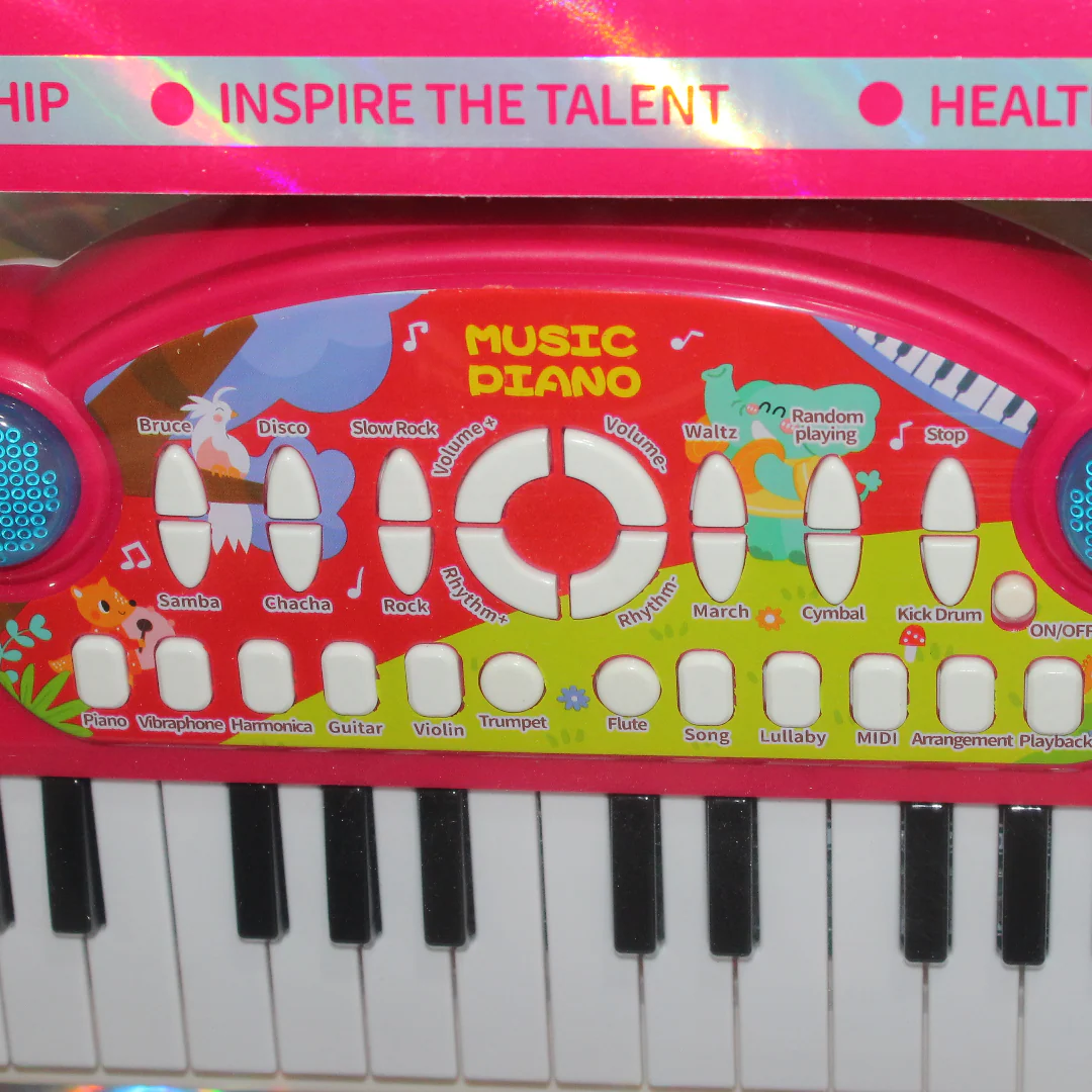 Children's Music Piano – Fuchsia - Image 3