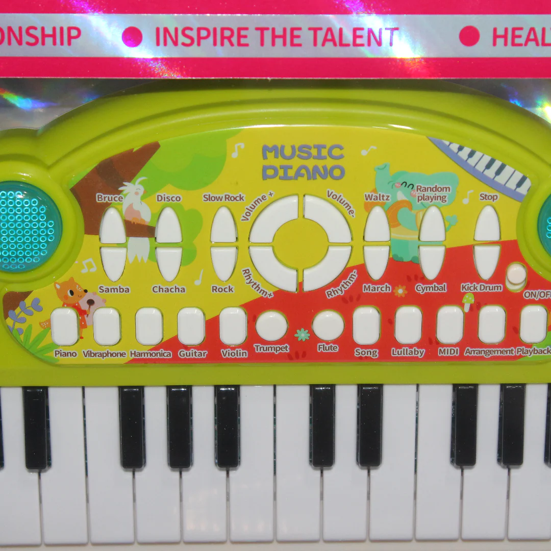 Children's Music Piano – Green - Image 3