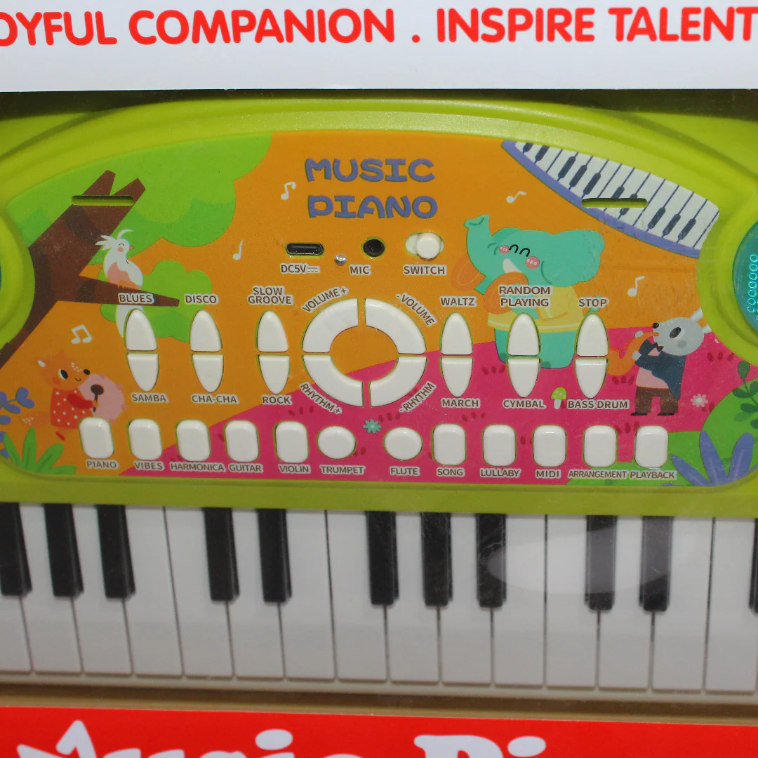 Children's Music Piano – Green - Image 3